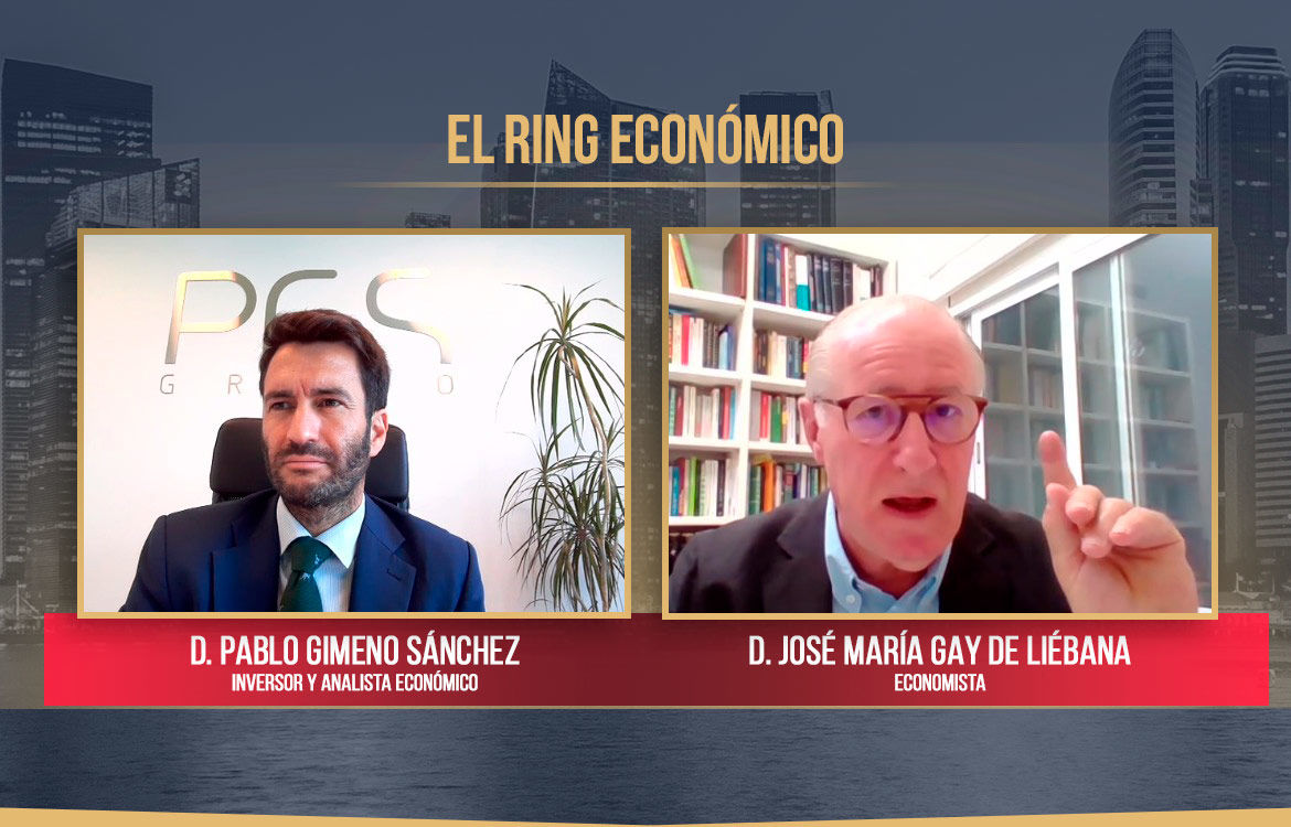 José María Gay de Liébana y Pablo Gimeno analizan la coyuntura económica y sus previsiones en un debate virtual